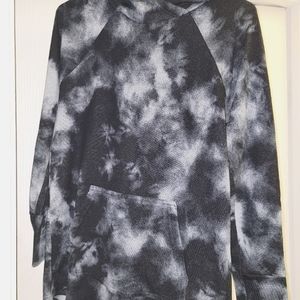 NWT, LuLaRoe S Amber: Black & Gray Acid Wash